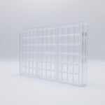 Chocolate World Tablet 4×6 Rectangle (6mm) Polycarbonate Chocolate Mold – 6.14 x 3.03 x 0.24 in, 3 Cavities