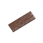 Chocolate World Tablet with Stripes Polycarbonate Chocolate Mold – ~4.72 x 2.36 x 0.31 in, 3 Cavities