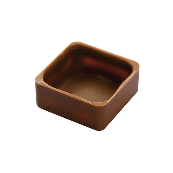 Chocolate World Praline Square Box Polycarbonate Chocolate Mold – ~1.18 x 1.18 x 0.59 in, 24 Cavities