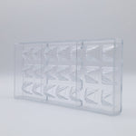 Chocolate World Egyptian Pyramid Polycarbonate Chocolate Mold – ~0.98 x 0.98 x 0.79 in, 32 Cavities
