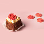 Chocolate World Caraque Rose Polycarbonate Chocolate Mold by Davide Comaschi – ~1.57 x 1.57 x 0.20 in, 18 Cavities
