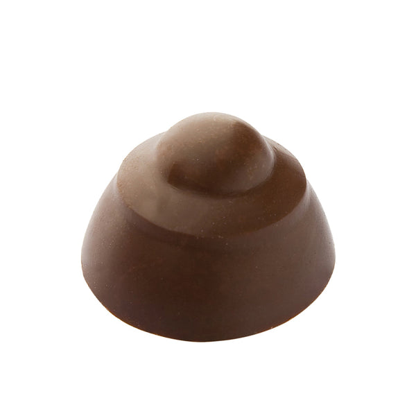 Chocolate World Pomponet Joy and Jewels Polycarbonate Chocolate Mold – ~1.10 in diameter x 0.59 in, 21 Cavities