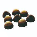 Chocolate World Pomponet Joy and Jewels Polycarbonate Chocolate Mold – ~1.10 in diameter x 0.59 in, 21 Cavities