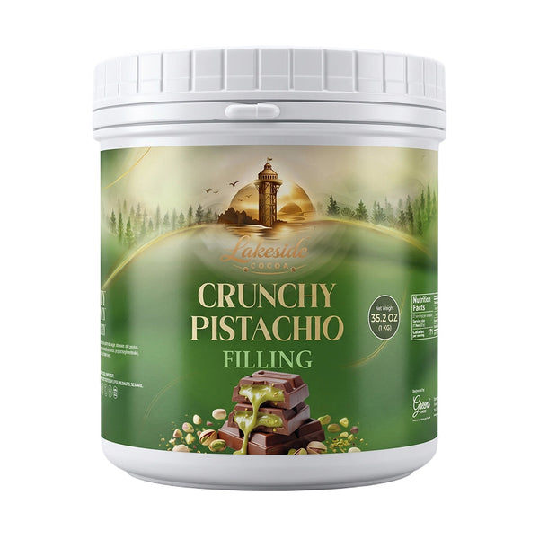 Lakeside Cocoa Crunchy Pistachio Filling - 1 kg
