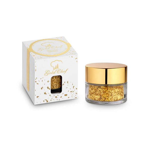Gold Chef 22 KT Edible Gold Leaf 80 mm, 25 Sheets
