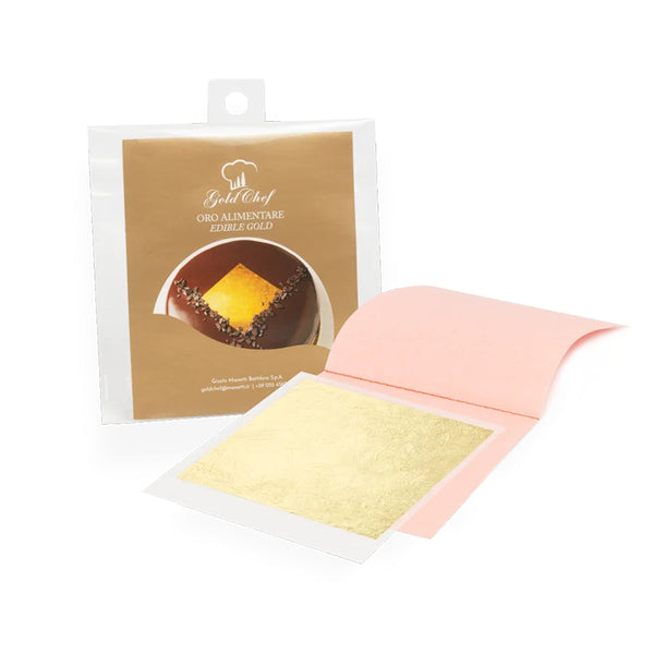 Gold Chef Pure Edible Silver Leaf 80 mm, 1 Sheet