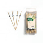 Greens Choice Bamboo Football Fruit Picks 120 mm, 50 Pieces