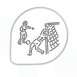 Martellato Stencil Soccer Players D260 mm