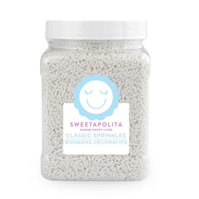 Sweetapolita White Crunchy Sprinkles 700g