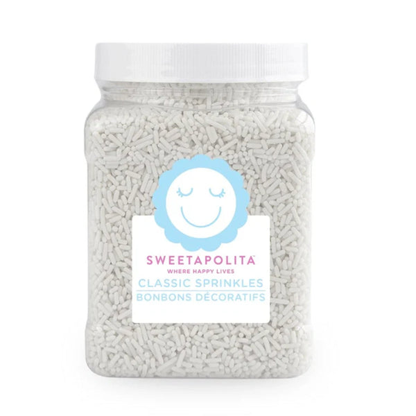 Sweetapolita White Crunchy Sprinkles 700g