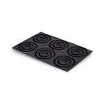 Demarle Flexipan Origine 2-Ring Décor & Insert Silicone Mold 600 x 400 mm - 6 Cavities, 180/120 x 15 mm Each
