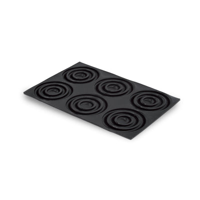Demarle Flexipan Origine 2-Ring Décor & Insert Silicone Mold 600 x 400 mm - 6 Cavities, 180/120 x 15 mm Each
