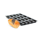 Demarle Flexipan Origine Elongated Brioche Silicone Baking Mold 600 x 400 mm - 20 Cavities, 113 x 81 x 28 mm Each