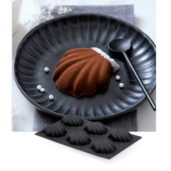 Demarle Flexipan Origine Scallop Shell Silicone Baking Mold 400 x 300 mm - 12 Cavities, 80 x 75 x 20 mm Each
