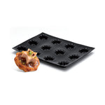 Demarle Flexipan Origine Mini Fluted Tartlet Silicone Baking Mold 300 x 200 mm - 12 Cavities, 46 x 38 x 15 mm Each