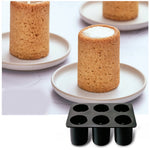 Demarle Flexipan Inspiration Cookie Shot Silicone Mold 300 x 200 mm - 6 Cavities, 52 x 72 mm (2.05 x 2.83 in) Each