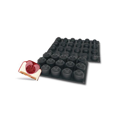 Demarle Flexipan Inspiration Outono Silicone Baking Mold 400 x 300 mm - 15 Cavities, 65 x 50 mm (2.56 x 1.97 in) Each