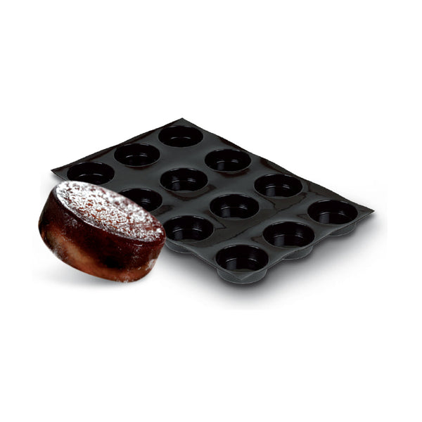 Demarle Flexipan Origine Tarte Tatin Silicone Baking Mold 600 x 400 mm - 15 Cavities, 100 x 35 mm Each