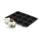 Demarle Flexipan Origine Embossed Flower Silicone Baking Mold 600 x 400 mm - 24 Cavities, 78 x 20 mm Each