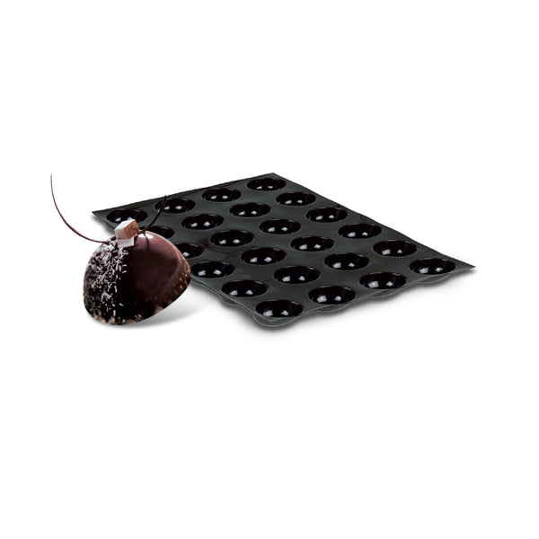 Demarle Flexipan Origine Mini Half Sphere Silicone Baking Mold 400 x 300 mm - 63 Cavities, 23 x 11 mm Each