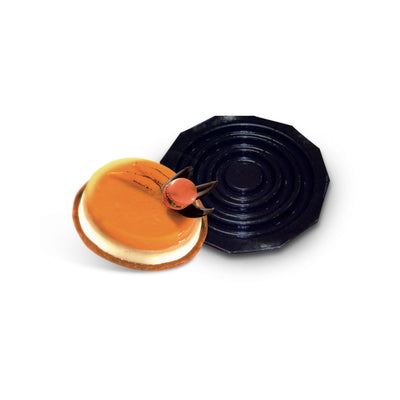 Demarle Flexipan Origine Two-Level Round Décor Silicone Mold 600 x 400 mm - 6 Cavities, 160 x 28 mm Each