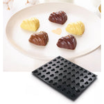 Demarle Flexipan Origine Fluted Heart Silicone Baking Mold 600 x 400 mm - 60 Cavities