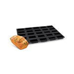 Demarle Flexipan Origine Medium Rectangular Cake Silicone Baking Mold 400 x 300 mm - 12 Cavities, 89 x 46 x 25 mm Each