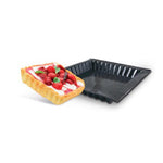 Demarle Flexipan Origine Fluted Square Silicone Cake Mold 240 x 240 x 50 mm (9.45 x 9.45 x 1.97 in) - 1 Cavity, 2.2 L
