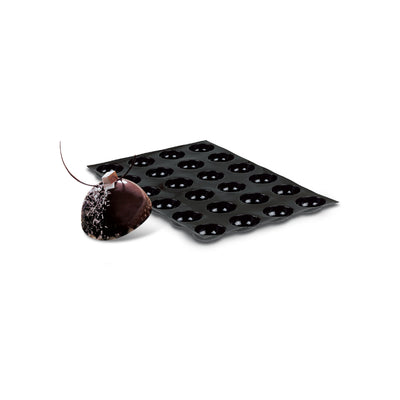 Demarle Flexipan Origine Half Sphere Silicone Baking Mold 300 x 200 mm - 20 Cavities, 42 x 21 mm Each