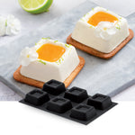 Demarle Flexipan Origine Square Savarin Silicone Baking Mold 400 x 300 mm - 12 Cavities, 70 x 70 x 30 mm Each