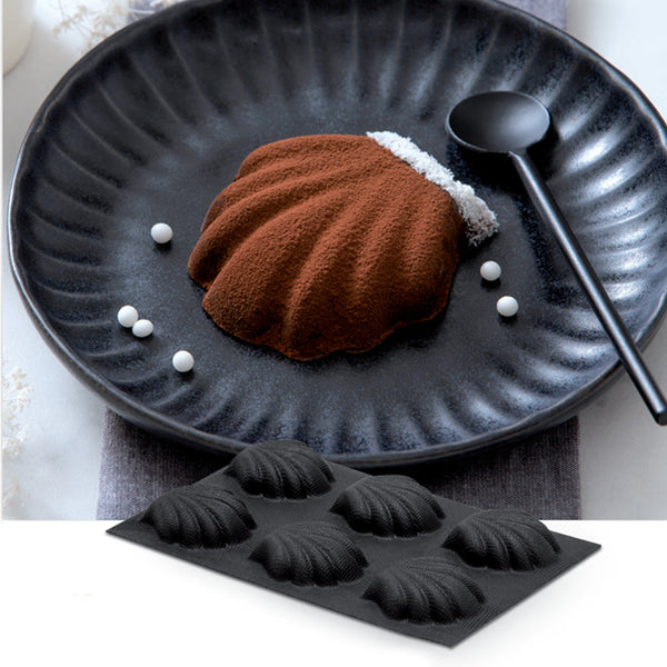 Demarle Flexipan Origine Scallop Shell Silicone Baking Mold 600 x 400 mm - 24 Cavities, 80 x 75 x 20 mm Each