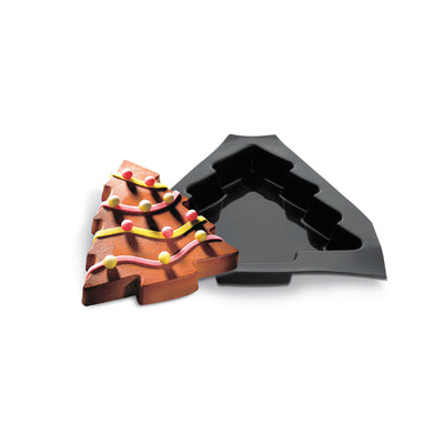 Demarle Flexipan Origine Christmas Tree Silicone Baking Mold 165 x 152 x 30 mm - Single Cavity