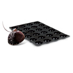 Demarle Flexipan Origine Half Sphere Silicone Baking Mold 400 x 300 mm - 12 Cavities, 58 x 31 mm Each
