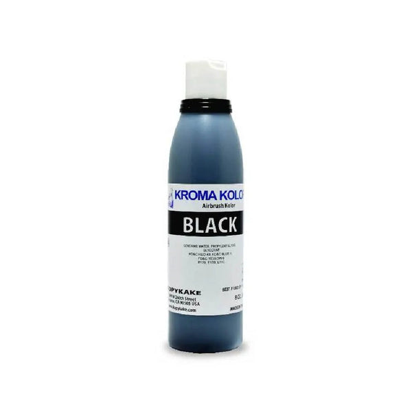 Kopykake Kroma Kolors Edible Airbrush Color – Black, 8 oz