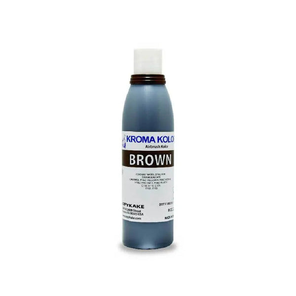 Kopykake Kroma Kolors Edible Airbrush Color – Brown, 8 oz