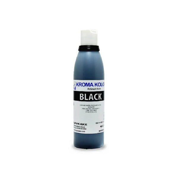 Kopykake Kroma Kolors Edible Airbrush Color – Black, 4 oz