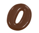 MARTELLATO Numbers 0-9 Thermoformed Choco Light Chocolate Mold