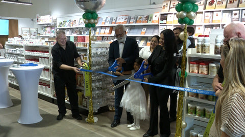 Local baking supplier cuts ribbon on new show room